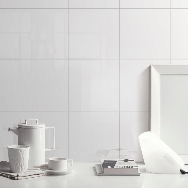 White Non Rectified Wall Tiles