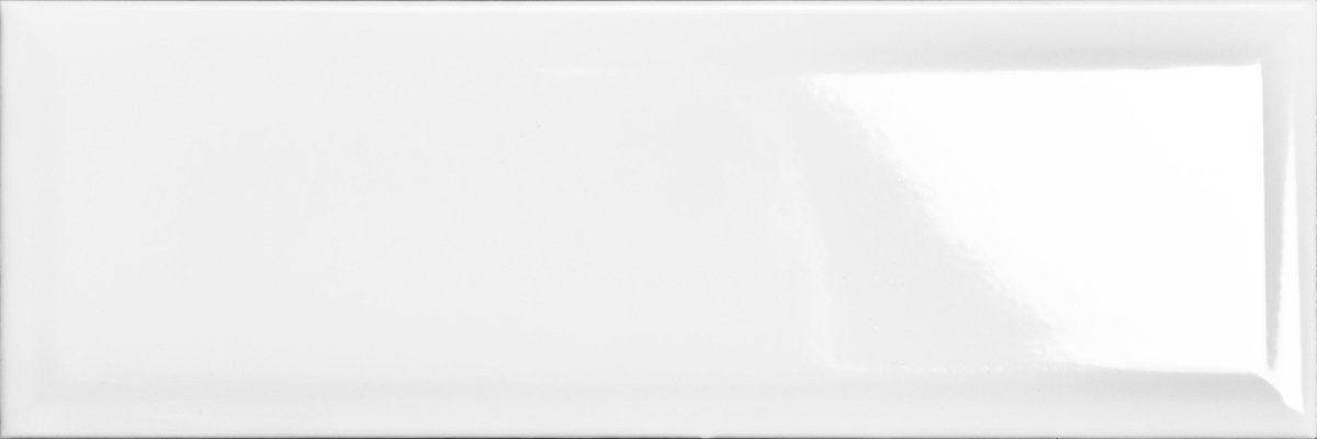 Bevelled White Gloss - Tile Empire
