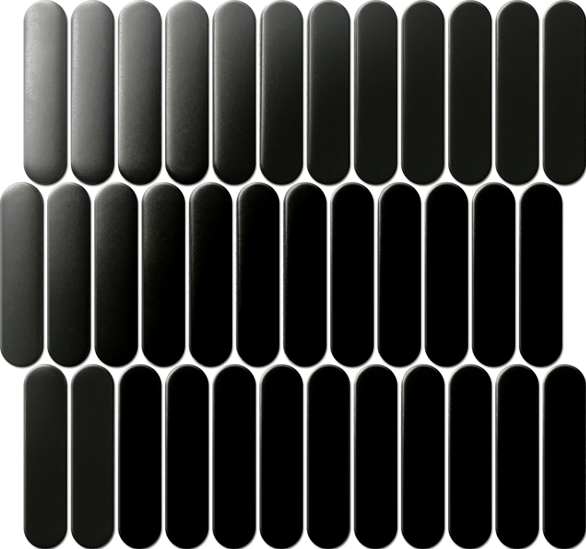 Elongated Oval Stacked Mosaic