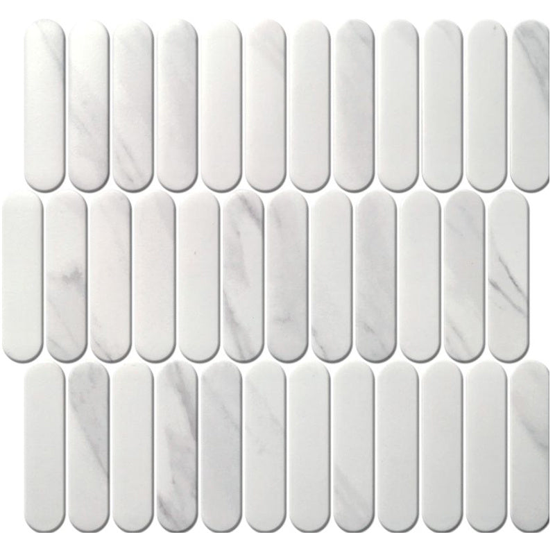 Elongated Oval Stacked Mosaic