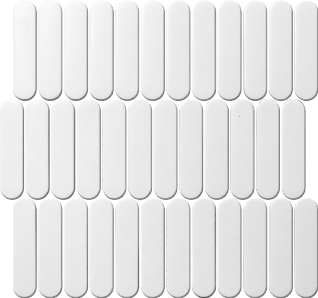 Elongated Oval Stacked Mosaic