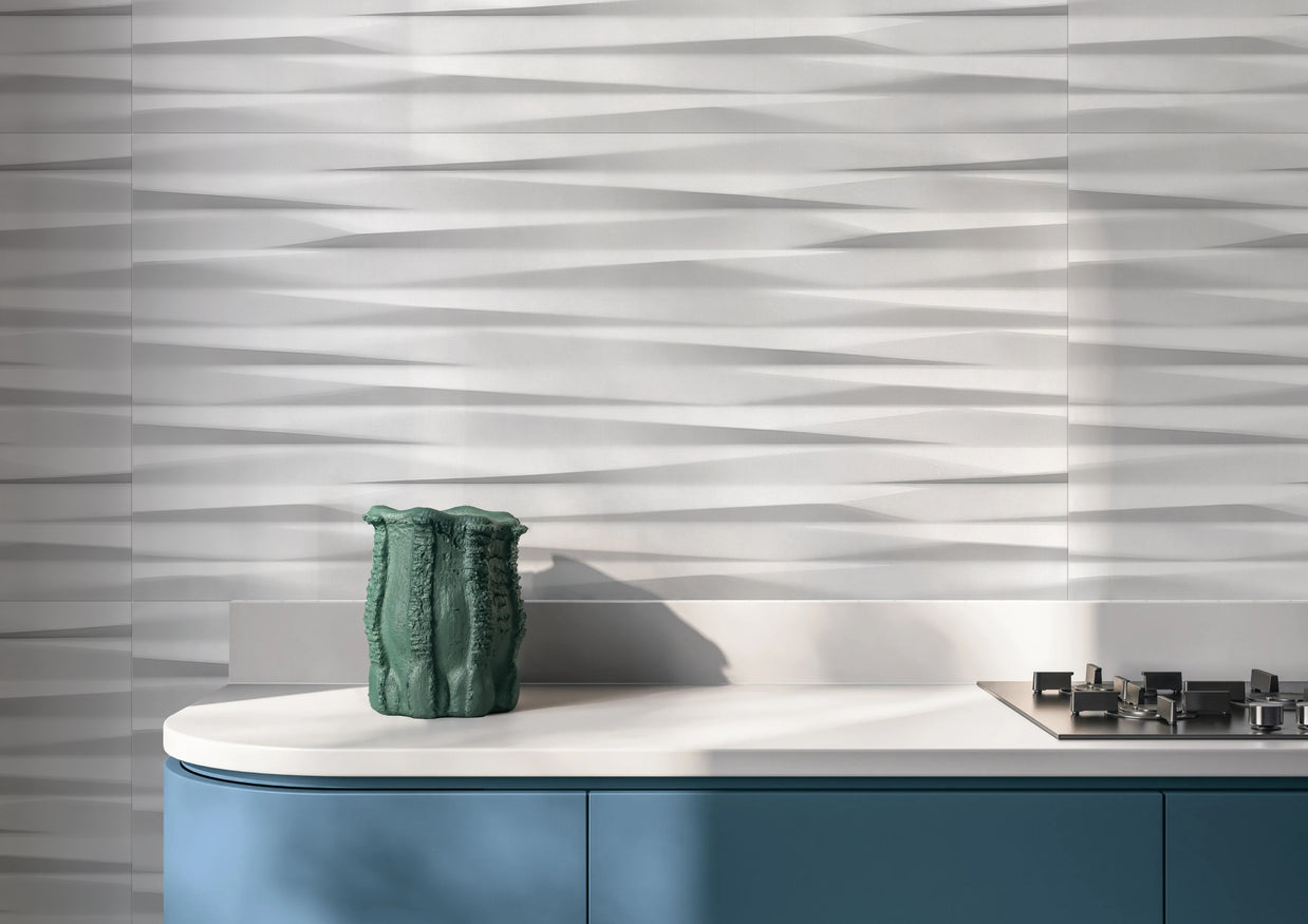 Glacier White Drift Matt 3D Decor