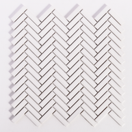 Glazed Herringbone Matt Mosaic