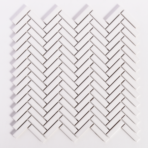 Glazed Herringbone Matt Mosaic