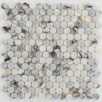Marble Penny Round Mosaic - Tile Empire