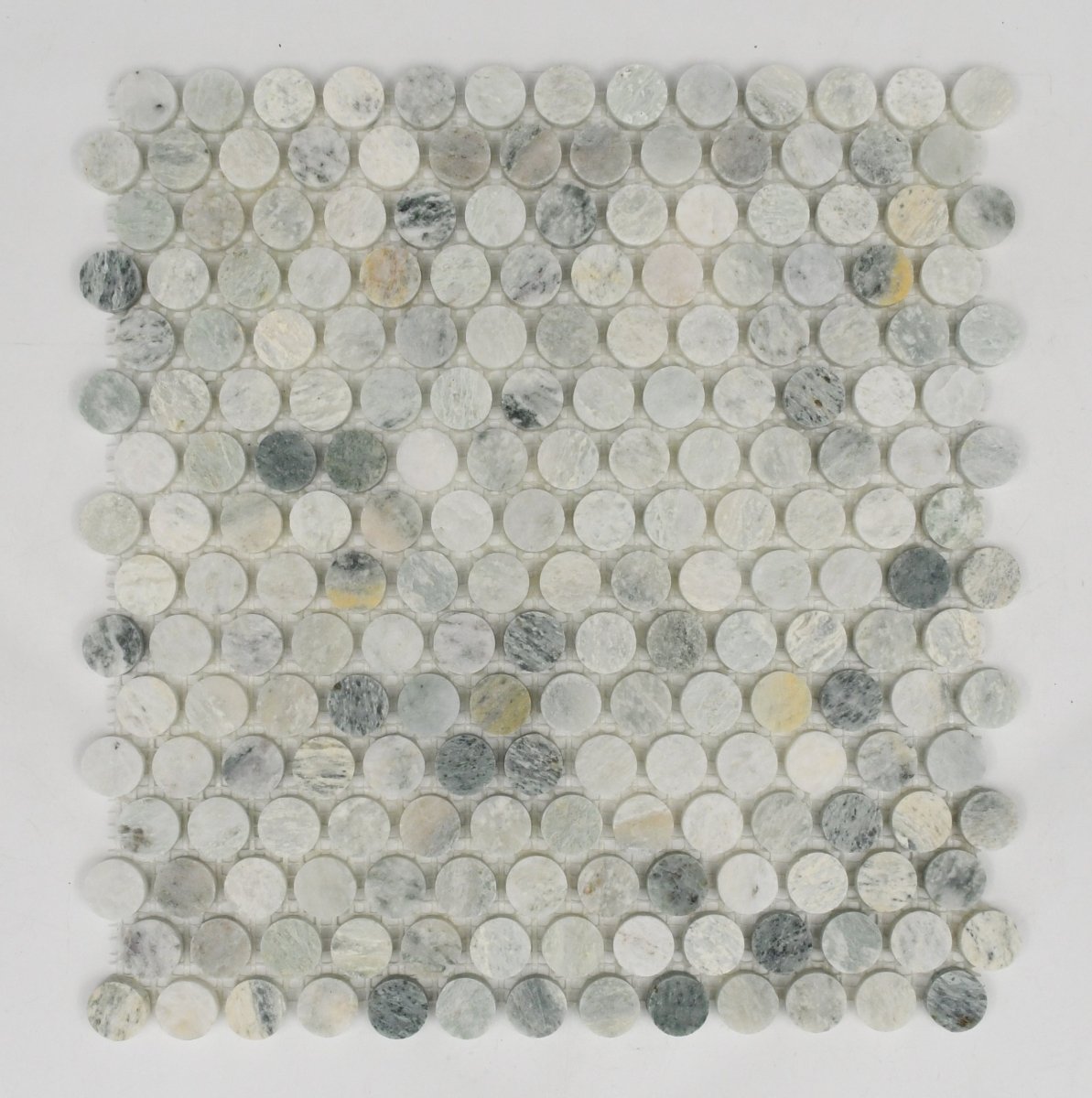 Marble Penny Round Mosaic - Tile Empire