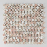 Marble Penny Round Mosaic - Tile Empire