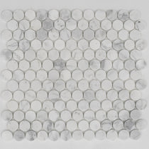 Marble Penny Round Mosaic - Tile Empire