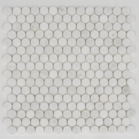 Marble Penny Round Mosaic - Tile Empire