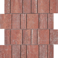 Rosso Travertino Mosaic - Tile Empire