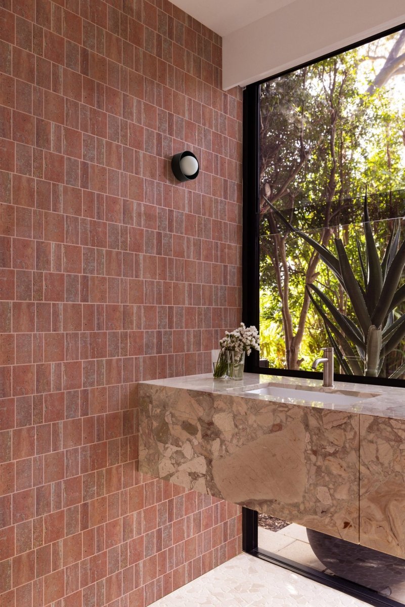 Rosso Travertino Mosaic - Tile Empire
