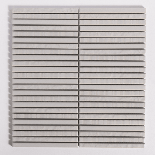 Stacked Textured Mosaic - Tile Empire