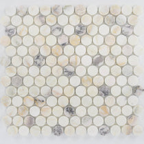 Marble Penny Round Mosaic - Tile Empire