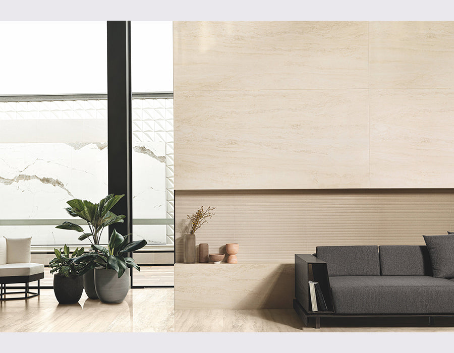 Travertino Navona Bianco & Crema